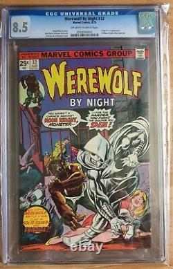 WEREWOLF BY NIGHT #32 1st Appearance of Moon Knight CGC 8.5 OWithWP