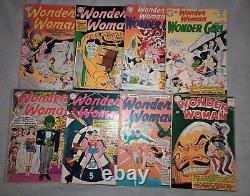 WONDER WOMAN DC # 150-151-152-153-155-156-157-158 Silver lot of 8 VG/FN