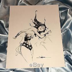 Wonder Woman Diana Princeoriginal Pencil & Brushed Ink Sketch Art By Jae Lee