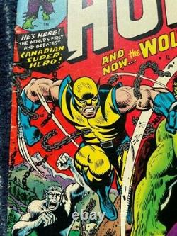WOW! Incredible Hulk #181, 1st Full Wolverine Marvel Value Stamp Intact