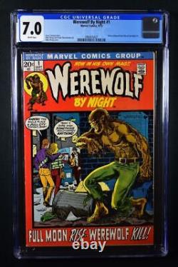 Werewolf By Night #1 CGC 7.0 F/VF #3966610021