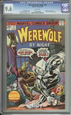 Werewolf By Night #32 Cgc 9.6 White Pages