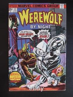 Werewolf By Night #32 MARVEL 1975 1st App & ORIGIN of Moon Knight LOOK
