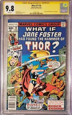 What If 10 9.8 CGC SS Signed By Stan Lee Jane Foster Movie As Thor