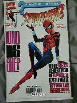 What if #105 Marvel 1st Spider-Girl Beautiful! NM/NM+ White pages 1998