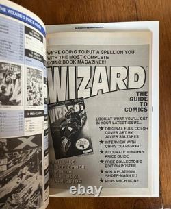 Wizard The Comics Magazine #1 1991 Wizard Todd McFarlane Spider-Man MINT