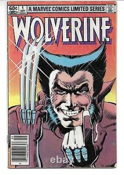 Wolverine 1 1982 Newsstand plus bonus issues. Marvel Comics