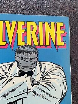 Wolverine 8 NM 1989 Marvel Comic Book Hulk 1st appearance Patch 1 (Lays Flat)