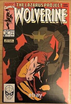 Wolverine Comic Book #30 Lazarus Project Part 4 (1990) High Grade