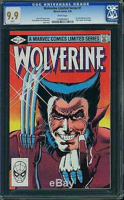Wolverine Limited #1 CGC 9.9 MINT! 1982 WP! X-Men! C3 cm