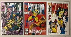 Wolverine comics lot #9-65 35 diff avg 6.0 (1989-93)