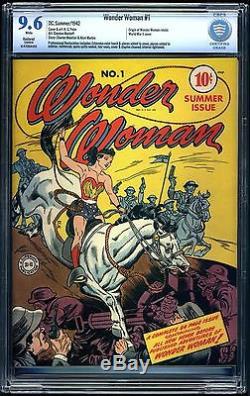 Wonder Woman #1 CBCS 9.6 XP WHITE Pages Sensation Justice League BIG Key Not CGC
