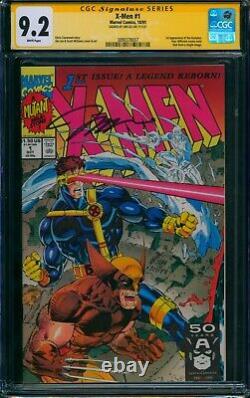 X-Men #1 (1991)? SIGNED by JIM LEE? CGC 9.2 SS Wolverine & Cyclops Cover Comic