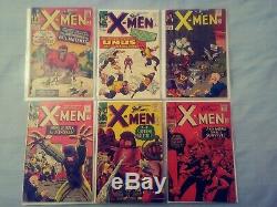 X-Men # 1, 4 & 40 plus lot First Appearances Lee Kirby Steranko Adams