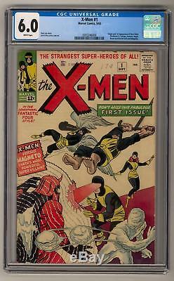 X-Men #1 CGC 6.0 (W) Origin and 1st Appearance of The X-Men