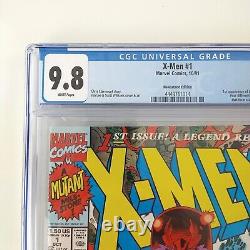 X-Men #1 Magneto Rare NEWSSTAND Jim Lee CGC 9.8 NM/MT (1991 Marvel Comics)