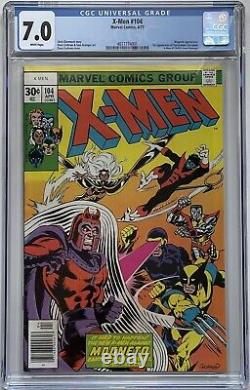 X-Men 103 7.5/104 7.0 CGC, 1st Starjammers, Magneto, Juggernaut, #1 cover homage