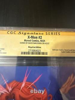 X-Men #2 CGC SS 9.8 David Nakayama Megacon Exclusive Jean Grey