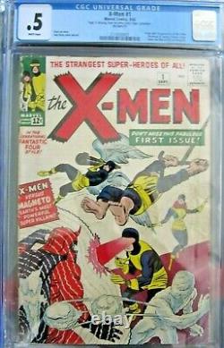 X-men #1 1963 Origin & 1st App X-men Huge Holy Grail Marvel Book Cgc (looks 3.0)