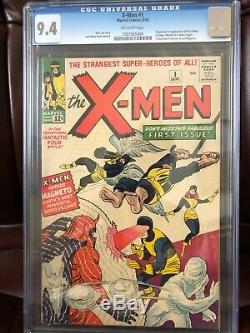 X-men 1 9.4 CGC Silver Age Mega Key Marvel, 1963. One of the top 19 in the world