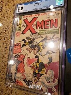 X-men #1 CGC 4.0 1963 1st X-men a book. A must have. 1st X-men
