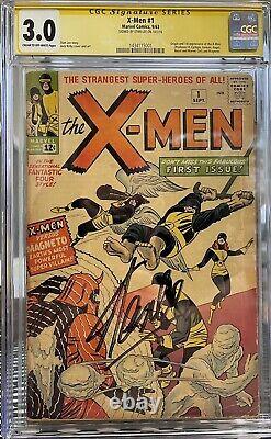 X-men #1 Ss Cgc 3.0 Origin/1st X-men Signed By Stan Lee