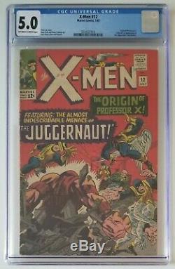 X-men 12 1st appearance Juggernaut CGC 5.0 off white to white pages. No reserve
