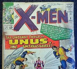 X-men #8 COMPLETE KEY 1st Unus 1964