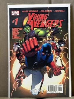 Young Avengers #1 9.8 WHITE Marvel 2005 1st Kate Bishop Hulkling Iron Lad
