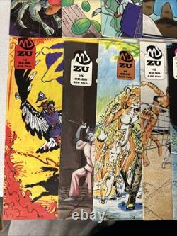 Zu #1-19 COMPLETE Lot Run Set 1992 1995 Mu Comics lot Anthropomorphic Furry Z6