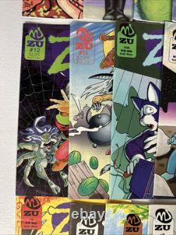 Zu #1-19 COMPLETE Lot Run Set 1992 1995 Mu Comics lot Anthropomorphic Furry Z6