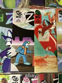 Zu #1-19 COMPLETE Lot Run Set 1992 1995 Mu Comics lot Anthropomorphic Furry Z6